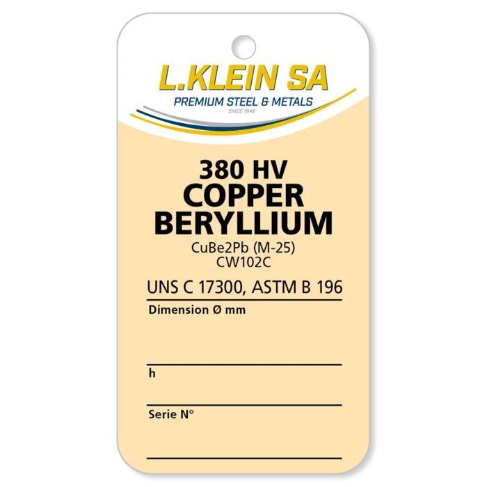 Copper Beryllium (M25)