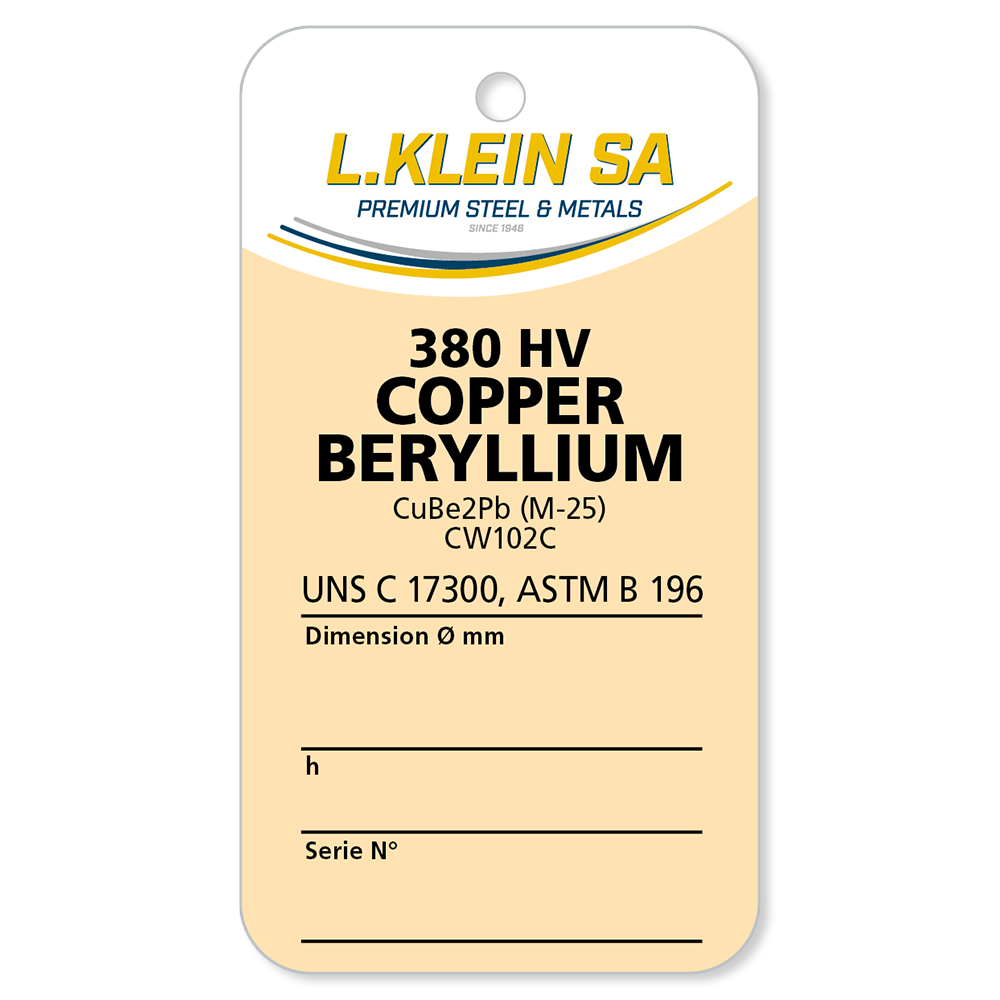Copper Beryllium (M25)